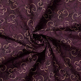 Aged Vineyard Collection-Scrolls-100% Cotton-Purple-55230507-02