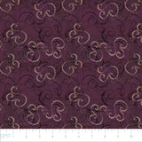 Collection de vignes âgées -  Parchemins-100% coton-  Violet-55230507-02