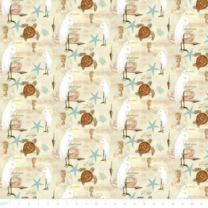 Coastal Waterways Collection-Collage-Cream-100% Cotton 55230602-02