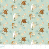 Coastal Waterways Collection-Treasure-Aqua-100% Cotton 55230603-01