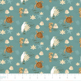 Coastal Waterways Collection-Treasure-Teal-100% Cotton 55230603-02