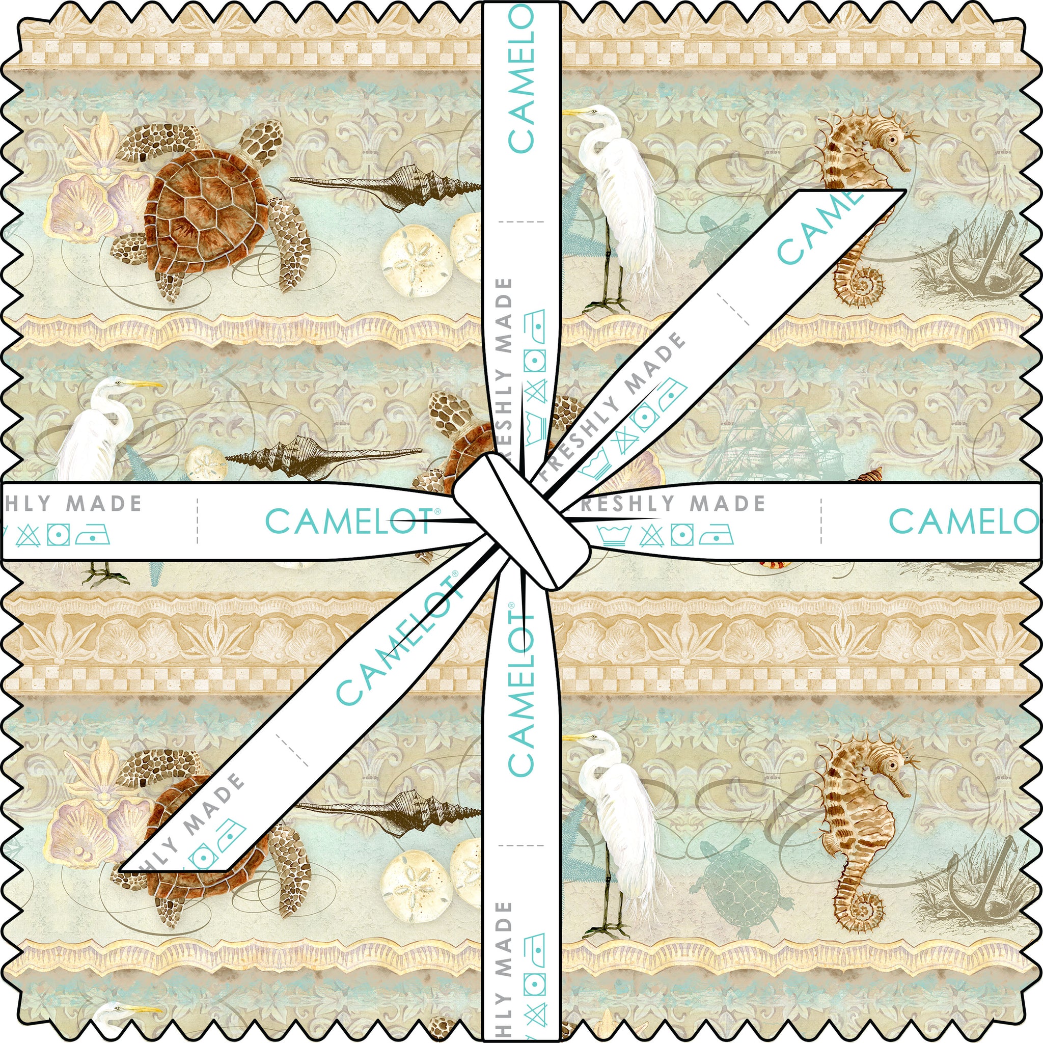 Coastal Waterways Collection-Coastal Waterways Collection 10" Squares (42 pieces)-Multi-100% Cotton 55230607SQU