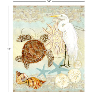 Coastal Waterways Collection-Coastal Waterways Panel-Multi-100% Cotton 55230609P-01