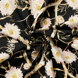 Bloom Tapestry Collection-Tangled Blooms-Black-100% Cotton 55230802-01