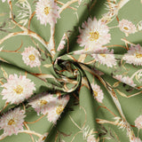 Bloom Tapestry Collection-Tangled Blooms-Sage-100% Cotton 55230802-03