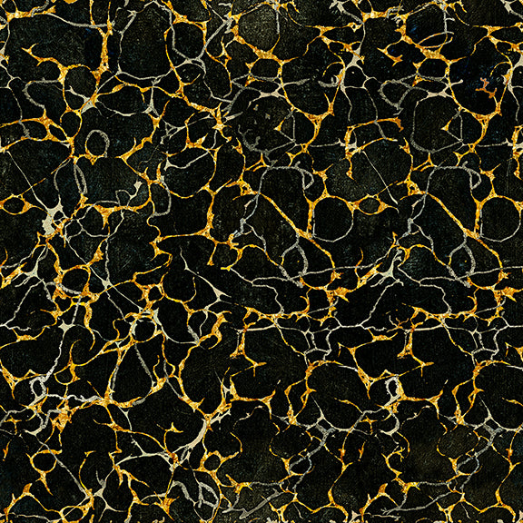 Bloom Tapestry Collection-Marble Muse-Black-100% Cotton 55230804-01