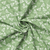 Peace and Wildflowers Collection-Slip Through Time-Green-Quilting Fabrics-55240102-03