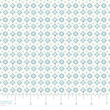 Peace and Wildflowers Collection-Delicate Petals-Blue-Quilting Fabrics-55240106-02