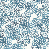 Peace and Wildflowers Collection-Floral Ripples-Blue-Quilting Fabrics-55240107-02