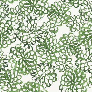 Peace and Wildflowers Collection-Floral Ripples-Green-Quilting Fabrics-55240107-03