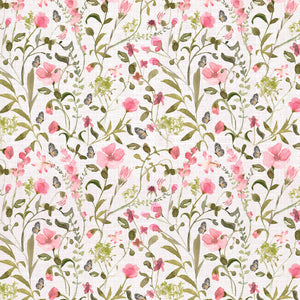 Fluttering Blooms Collection-Springtime in the Park-Cream-Quilting Fabrics-55240202-01