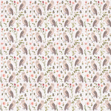 Fluttering Blooms Collection-Owl Ballads-Cream-Quilting Fabrics-55240203-01