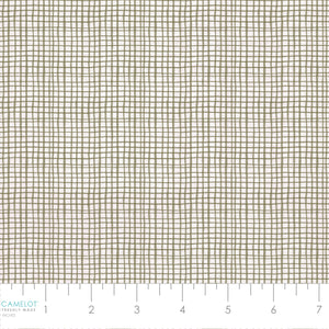 Fluttering Blooms Collection-Rough Grid-Sage-Quilting Fabrics-55240205-01