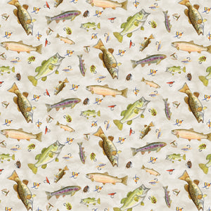 Fishful Thinking Collection-Catch of the Day-Off-White-Quilting Cotton-55240402-01