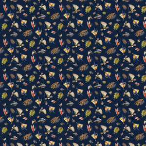 Fishful Thinking Collection-Fishing Lures-Navy-Quilting Cotton-55240403-02