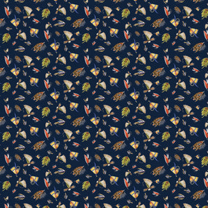 Fishful Thinking Collection-Fishing Lures-Navy-Quilting Cotton-55240403-02