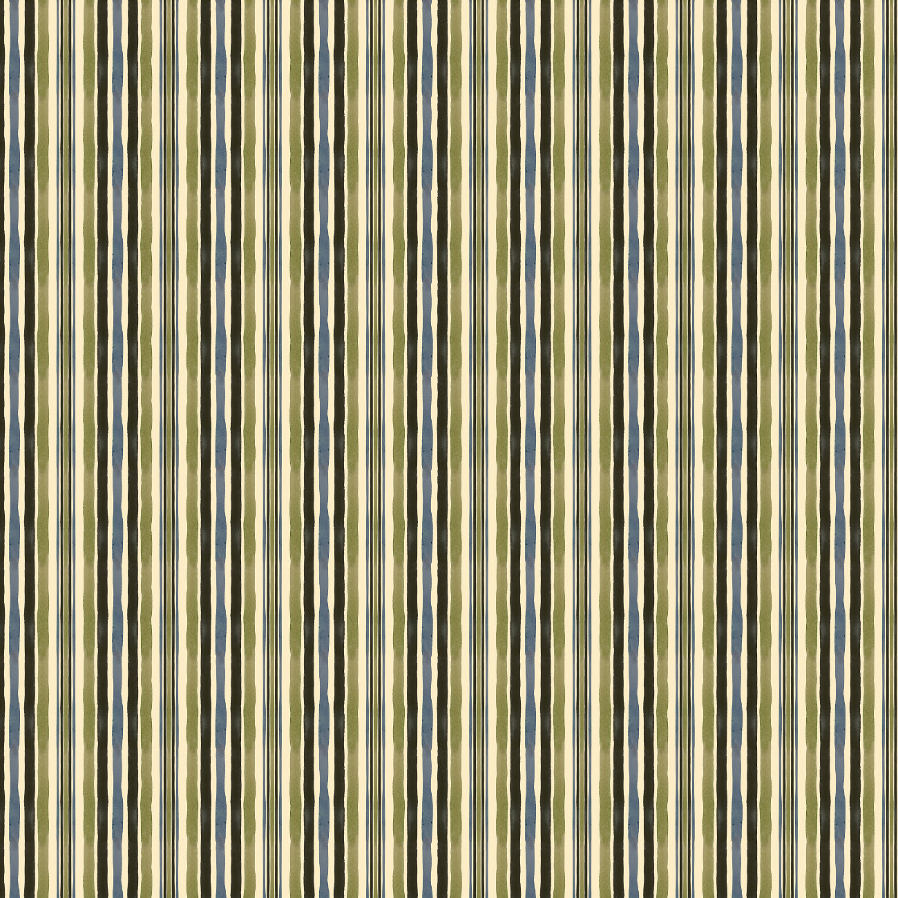 Fishful Thinking Collection-Saltwater Stripe-Cream-Quilting Cotton-55240404-02