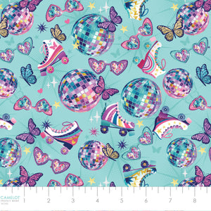 Disco Queen Collection-Disco Queen-Aqua-100% Cotton-55240603-01