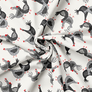 Hen House Collection-Roosters and Hens-Off-White-100% Cotton-55250101-01