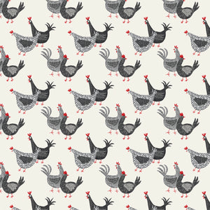 Hen House Collection-Roosters and Hens-Off-White-100% Cotton-55250101-01