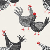 Hen House Collection-Roosters and Hens-Off-White-100% Cotton-55250101-01