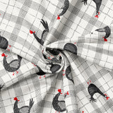 Hen House Collection-Chicken Plaid-Off-White-100% Cotton-55250102-01