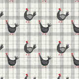 Hen House Collection-Chicken Plaid-Off-White-100% Cotton-55250102-01