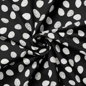 Hen House Collection-Pretty Egg Toss-Black-100% Cotton-55250103-01
