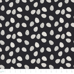 Hen House Collection-Pretty Egg Toss-Black-100% Cotton-55250103-01