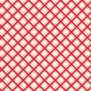 Hen House Collection-Tiny Plaid-Red-100% Cotton-55250104-01