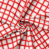 Hen House Collection-Tiny Plaid-Red-100% Cotton-55250104-01
