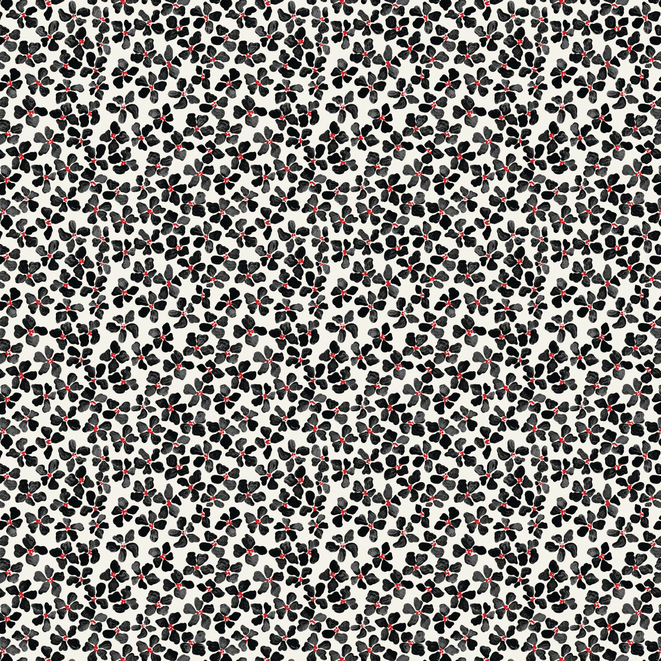 Hen House Collection-Scattered Floral-Off-White-100% Cotton-55250106-01