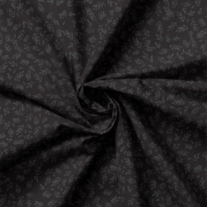 Hen House Collection-Leaves-Black-100% Cotton-55250107-01