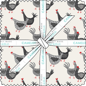 Hen House Collection 10" Squares (42 pieces)-Multi-100% Cotton-55250107SQU