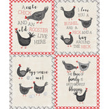 Hen House Collection-Hen House Panel-Multi-100% Cotton-55250108P-01