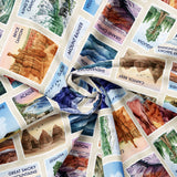 National Parks Collection-National Parks Stamps-Quilting Cotton-55250301-01