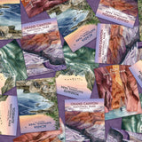 National Parks Collection-Iconic Landmarks National Parks-Quilting Cotton-Purple-55250303-01