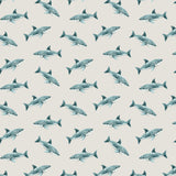 Pirates Ahoy Collection-Sharks-Grey-Quilting Fabrics-56240104-02