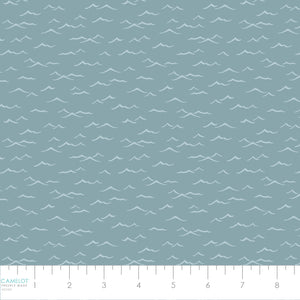 Pirates Ahoy Collection-Waves-Blue-Quilting Fabrics-56240105-02