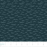 Pirates Ahoy Collection-Waves-Teal-Quilting Fabrics-56240105-03