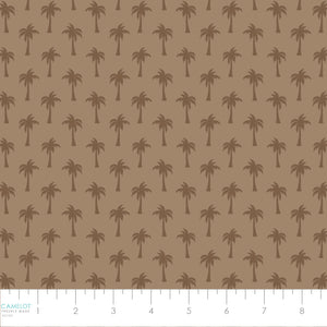 Pirates Ahoy Collection-Palm Shades-Brown-Quilting Fabrics-56240106-01