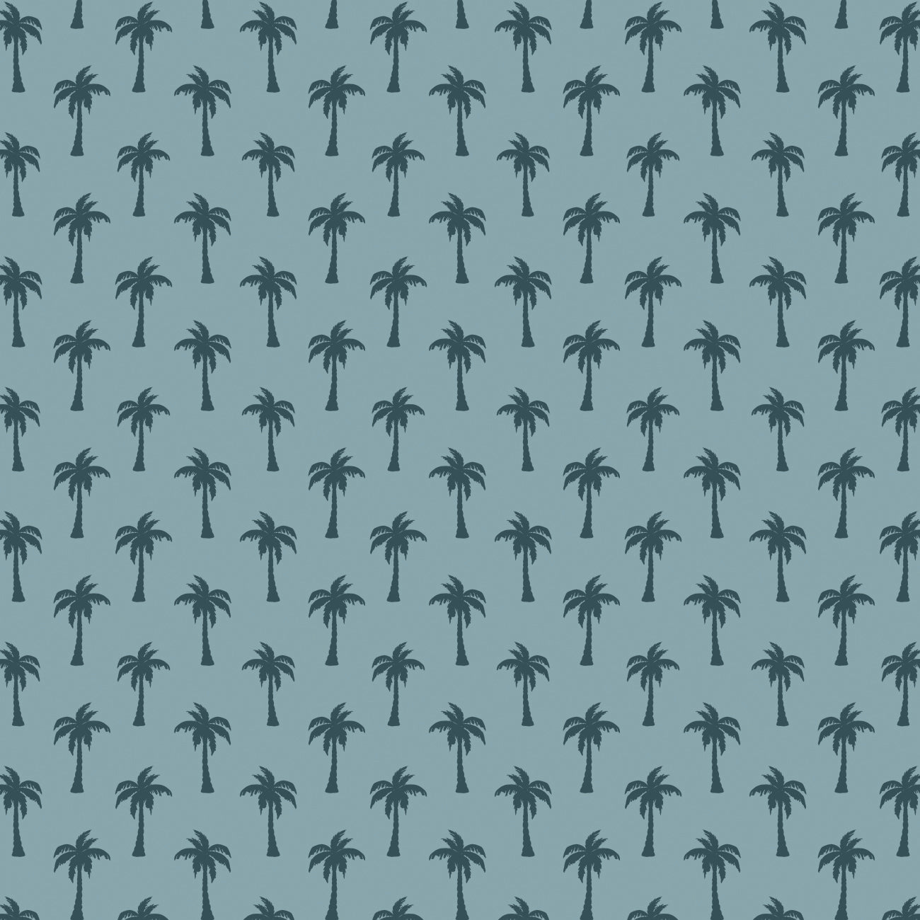 Pirates Ahoy Collection-Palm Shades-Blue-Quilting Fabrics-56240106-02