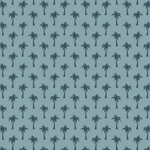 Pirates Ahoy Collection-Palm Shades-Blue-Quilting Fabrics-56240106-02