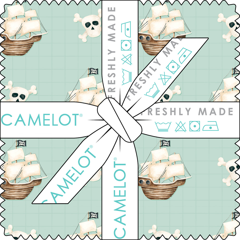 Pirates Ahoy Collection 5" Charms (42 pieces)-Multi-Quilting Fabrics-56240107CHA