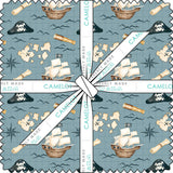 Pirates Ahoy Collection 10" Squares (42 pieces)-Multi-Quilting Fabrics-56240107SQU