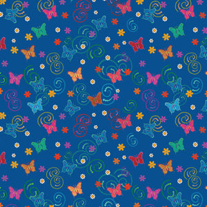 Truth Collection-Butterfly Metamorphosis-Blue-100% Cotton-57240104-03