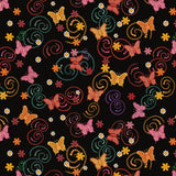 Tracey Metallic Revelations Collection-Butterfly Metamorphosis-Multi-Quilting Cotton-57240104-06