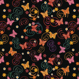 Tracey Metallic Revelations Collection-Butterfly Metamorphosis-Multi-Quilting Cotton-57240104-06