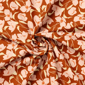 Botany Collection-Language of Flowers-100% Cotton-Terracotta