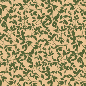 Botany Collection-Wild Growth-100% Cotton-Beige